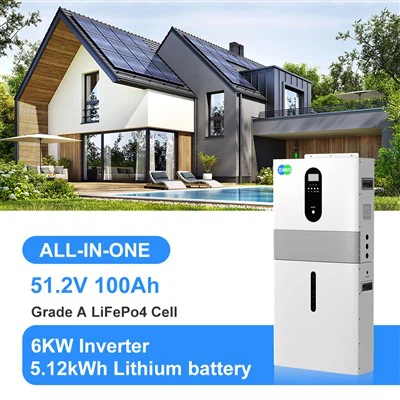 Sistema de almacenamiento de energía para el hogar fuera de la red de 6kW 51.2V 100Ah Batería de litio todo en uno