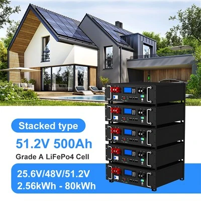 Paquete de baterías de litio solar 51.2V 500AH 25KWh Batterías de rejilla del servidor